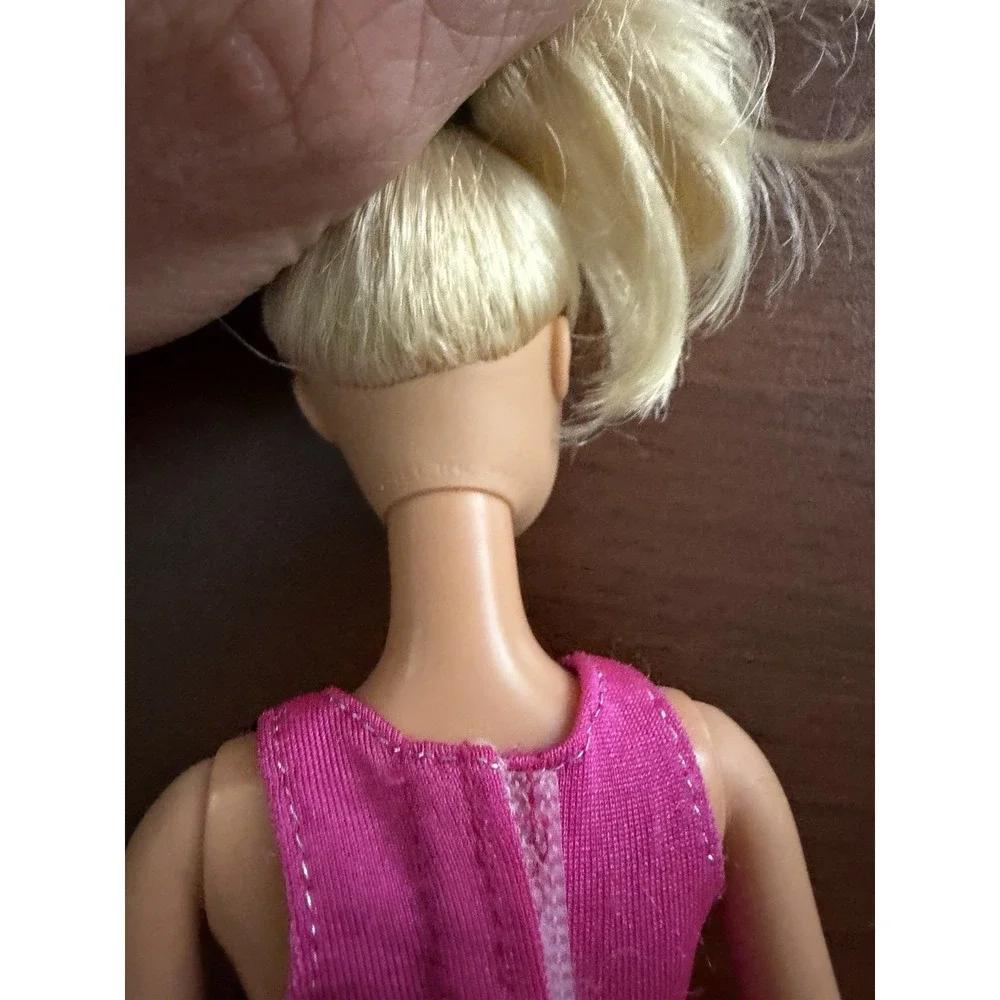 Mattel Barbie Doll 2009 Blonde Hair Purple Black Star Dress